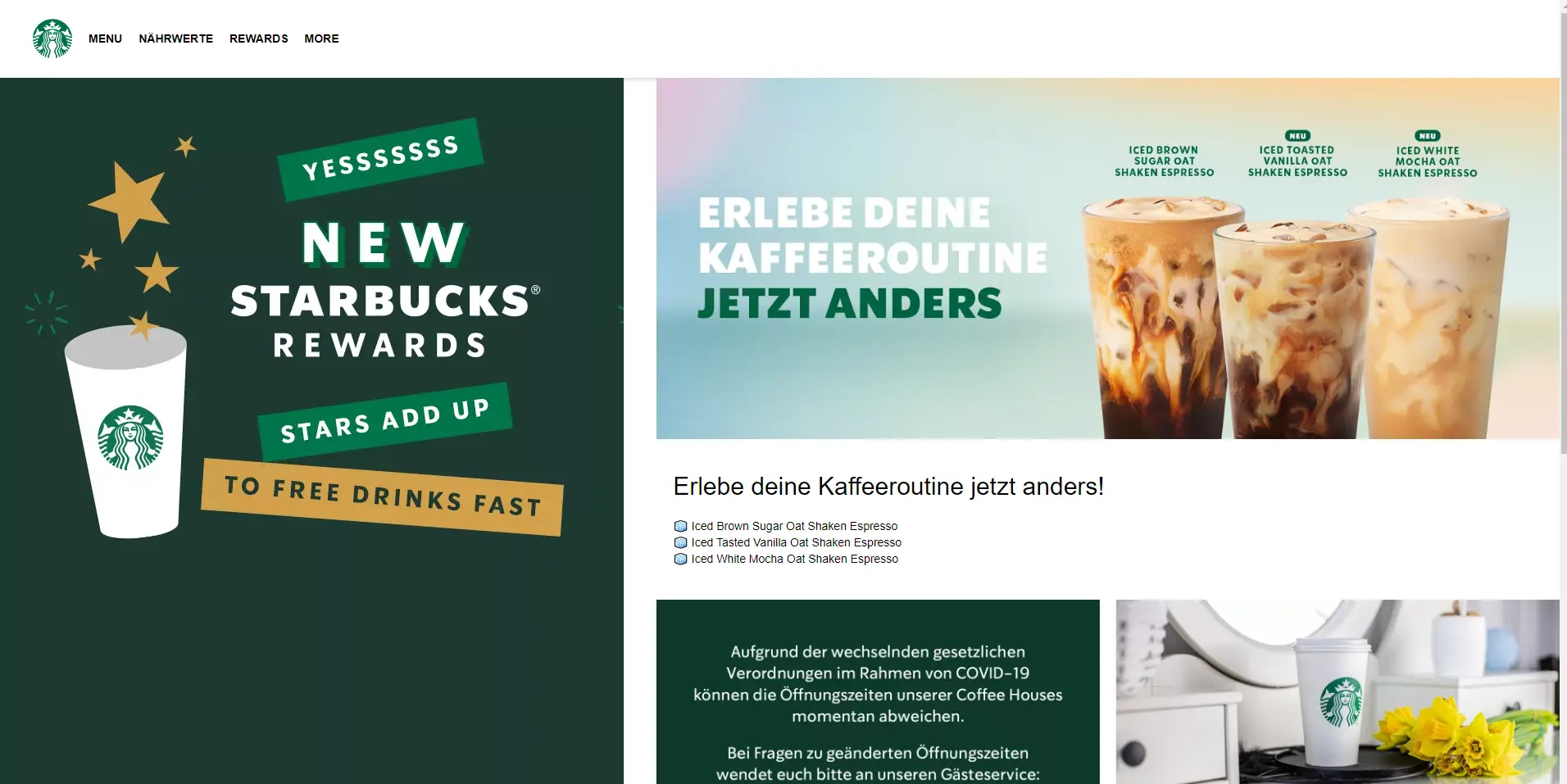 Starbucks Clone landing page (static)